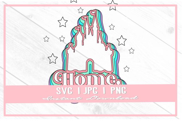 Download Retro Rainbow Home Castle Princess Stars - Rainbow Collection