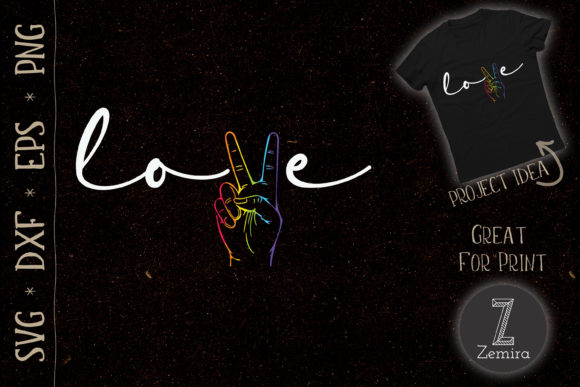 Download Love Peace Sign Rainbow LGBT Gay Pride - Rainbow Collection