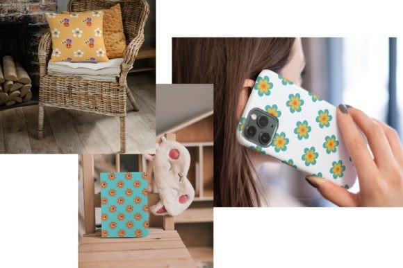Download Retro Flower Pattern - Flower pattern Collection