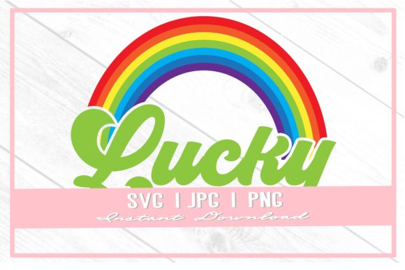 Download Retro Lucky Retro Rainbow St Patricks - Rainbow Collection