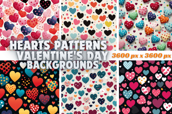 Download Hearts Patterns Valentine's Day - Valentine Collection