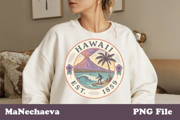 Download Hawaii USA Stamp Sublimation PNG - Sublimation Collection