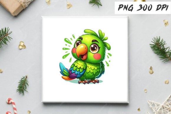 Download Cute and Funny Green Parrot Sublimation - Sublimation Collection