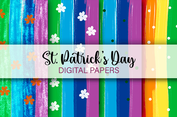 Download St Patricks Day Rainbow Patterns - Rainbow Collection
