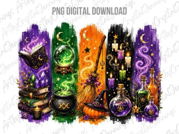 Download Halloween Holiday Witch Brushstroke PNG - Premium Resources