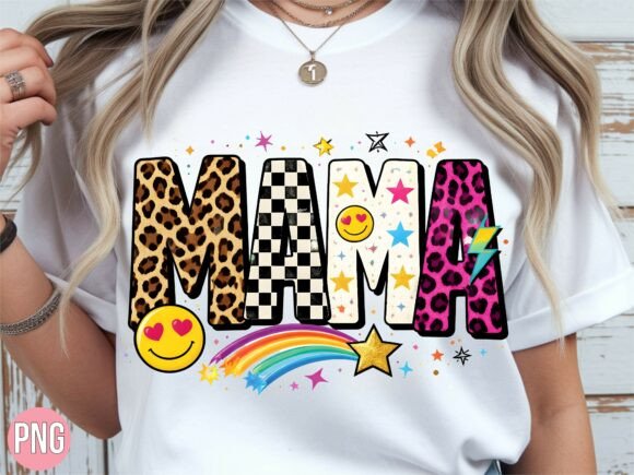 Download Groovy Leopard Checker Rainbow Mama PNG - Rainbow Collection