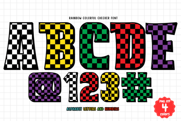 Download Rainbow Colorful Checker - Rainbow Collection