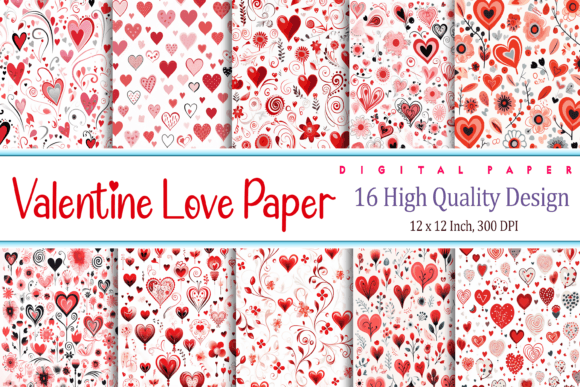 Download Valentine Love Paper - Valentine Collection