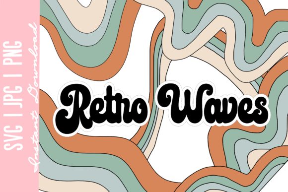 Download Retro Rainbow Wave Retro Pastel Wave - Rainbow Collection