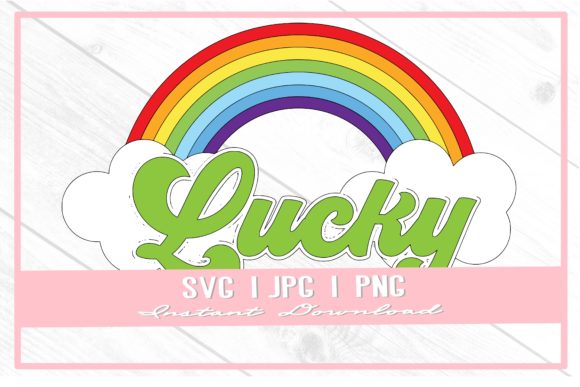 Download Retro Lucky Retro Rainbow St Patricks - Rainbow Collection