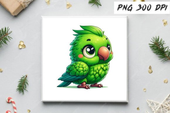 Download Cute and Funny Green Parrot Sublimation - Sublimation Collection