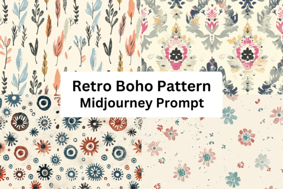 Download Retro Boho Pattern - Boho pattern Collection