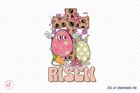 Download He is Risen, Retro Easter Sublimation - Sublimation Collection